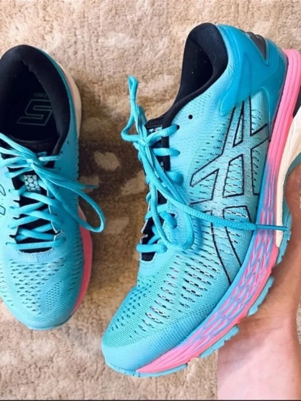 ASICS Gel-Kayano 25 Women's Running Shoes - Aquarium Blue Bla